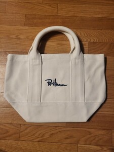  Ron Herman tote bag Logo embroidery white Herman