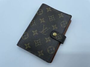 【美品】LOUIS VUITTON ルイヴィトン　モノグラム アジェンダPM 手帳カバー 6穴式手帳ケース R20005