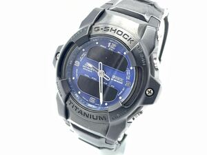 CASIO カシオ G-SHOCK Gショック　GIESシリーズ　GS-300 チタン　アナデジ　クォーツ　腕時計