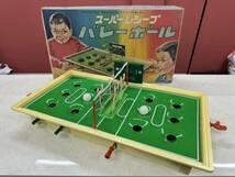 ボードゲーム 昭和レトロ テーブル 家庭用 バレーボール ゲーム 箱付き_画像1