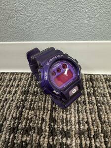 【ジャンク】G-SHOCK 腕時計 Gショック デジタル 紫 希少 クレイジーカラー パープル DW-6900CC