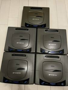 ☆1円〜☆ SEGA セガサターン SATURN 本体 HST-3220 HST-3210 まとめて 5台 セット 動作未確認 ジャンク SS SEGASATURN