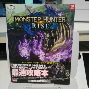 送料無料　ゲーム攻略本　ニンテンドースイッチ　SWITCH　モンスターハンターライズ 攻略ガイド　中古　2021年　大判