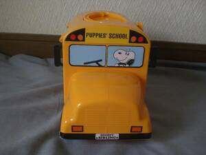 2 SNOOPY Snoopy SCHOOL BUS school автобус мелкие вещи входить сладости BOX место хранения пустой кейс только 