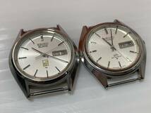 170190◆SEIKO　トップのみ　腕時計　2点セット　AUTOMATIC　LM　25石　ロードマチック　5606-7192/ELNIX　0703-8010　写真追加あり◆H_画像2