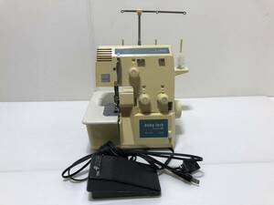 5026*baby lock BL3-437 overlock sewing machine 3 THREAD OVERLOCK MACHINE YC-480 foot controller photograph there is an addition *B1