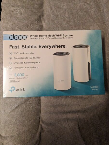 【新品・未開封】 Deco M4 2ユニット メッシュWi-Fi TP-Link 