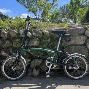 BROMPTON BS6102 / PART1 折りたたみ自転車 3段変速 ブロンプトン 中古