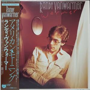 PROMO日本盤LP帯付き見本盤 Randy Vanwarmer /Warmer 1979年 BEARSVILLE 25AP1735 AOR ランディ・ヴァンウォーマー アメリカン・モーニング