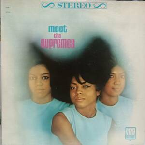 米MOTOWN盤LP 深溝！Supremes / Meet The Supremes (1st Album) 1962年作の65年プレス MS 606 Diana Ross シュープリムス ダイアナ・ロス