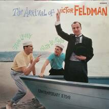 高音質！米Contemporary盤LP 60's緑ラベルSTEREO！Victor Feldman, Stan Levey, Scott LaFaro / The Arrival Of 1958年作 S7549 Bill Evans_画像1