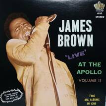 良品 米KINGオリジ2LP青ラベル James Brown /Live At The Apollo Volume II 1968年 KS-12-1022 Cold Sweat There Was A Time Famous Flames_画像1