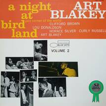 PROMO日本BLUE NOTE盤LP見本盤 白ラベル Art Blakey /A Night At Birdland 2 1976年 LNJ-70092Lou Donaldson Horace Silver Clifford Brown_画像2
