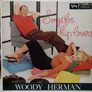 ウディ・ハーマンが歌う 米VERVEオリジLP 黒銀T深溝 Woody Herman /Songs For Hip Lovers 1957年 MG V-2069 Barney Kessel Ben Webster