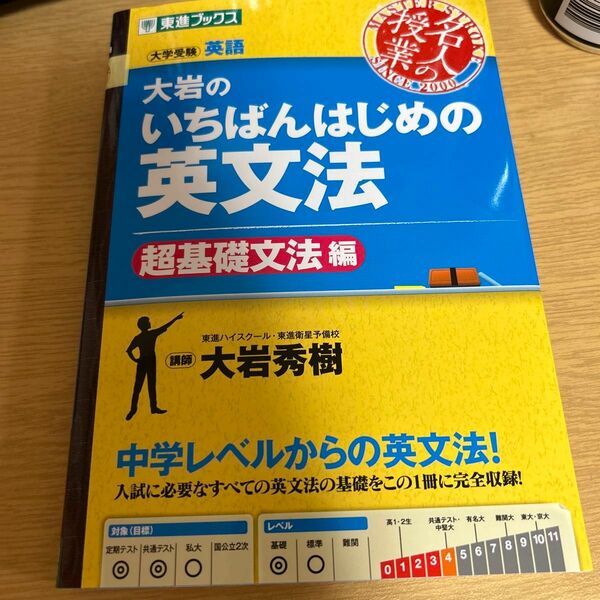 大岩のいちばんはじめの英文法