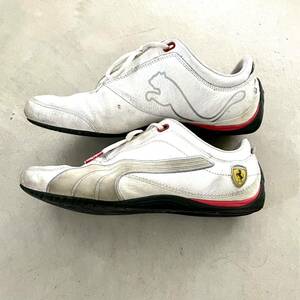 Ferrari x Puma フェラーリxプーマ レザー ドライビングシューズ スニーカー 26.5cm US8.5