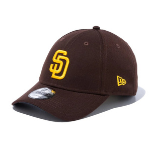 新品 NEWERA ニューエラ 9FORTY 940 ベースボールキャップ カーブバイザー Padres サンディエゴパドレス 茶 #13562131