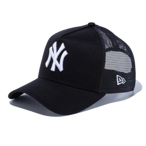 新品 NEWERA ニューエラ メッシュキャップ トラッカー 9FORTY A-Frame ニューヨーク・ヤンキース Yankees NY #12746895 ブラック 黒白
