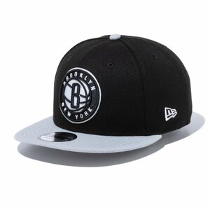 新品 NEWERA ニューエラ 9FIFTY 950 ブルックリンネッツ Nets ツートン 2トーン フラットバイザー スナップバックキャップ #13562101