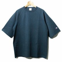 新品 Champion チャンピオン T1011 ティーテンイレブン USA製 ラグラン 無地 ヘビーウェイトTシャツ C5-T306 ネイビー 紺 M_画像1