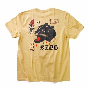 新品 Brixton ブリクストン Tシャツ プリントTシャツ ブラックパンサー 黒豹 L