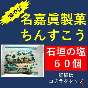 名嘉眞製菓 ちんすこう 石垣の塩 60個（2個×30袋）