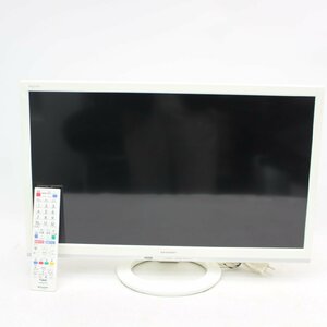 091)SHARP AQUOS アクオス LC-24K40 液晶テレビ 2017年製 シャープ