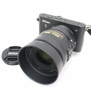 589)NIKON ニコン 1 J3 ミラーレス一眼レフカメラ レンズ AF-S NIKKOR 35mm 1:1.8G DX