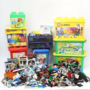 214)【1円スタート♪】LEGO レゴ ブロック パーツ プレート 車など 大量まとめ売り 重量約18kg おもちゃ 知育玩具