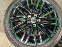 中古 クラウン AWS210 アルミホイール 4本 225/45R18 タイヤホイール_画像5