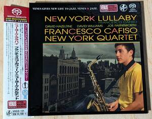 【シングルレイヤー SACD】New York Lullaby / Francesco Cafiso New York Quartet フランチェスコ・カフィーゾ VHGD-131