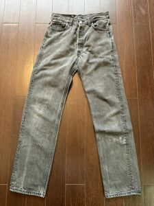 ＜Levi's/リーバイス501＞ヴィンテージ ブラックデニムパンツ/ジーンズ W75cm アメリカ製