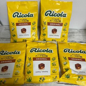 Ricola リコラ オリジナルハーブキャンディ×5