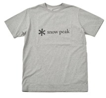 snow peak スノーピーク ロゴ Tシャツ_画像1