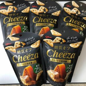 グリコCheeza糖質オフチーザ＜ダブルチーズの黒胡椒仕立て＞40g入5袋