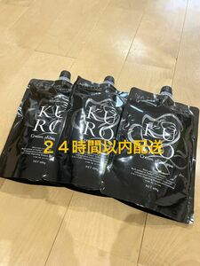 バランローズ KUROクリームシャンプー 400g 白髪染め　ナチュラルブラック　クロクリーム　シャンプー　3個セット