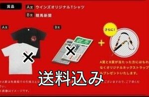 2023 JRA アニバーサリー ウインズ オリジナル Tシャツ 黒 L ネックストラップ 非売品 当選品 競馬 ノベルティ