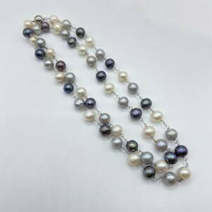  pearl necklace long necklace pearl fresh water pearl accessory pearl necklace 