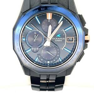 1円スタート　CASIO カシオ 腕時計 オシアナス OCEANUS 電波ソーラー OCW-S6000B-1AJF