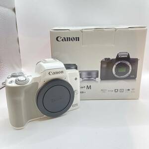 キャノン Canon EOS Kiss M ダブルレンズキット ミラーレス一眼 ホワイト