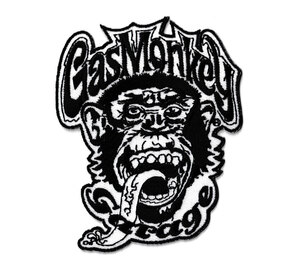 GAS MONKEY GARAGE ワッペン アイロンワッペン 大人向け おしゃれ かっこいい ホットロッド アメ車 アメカジ フェイス