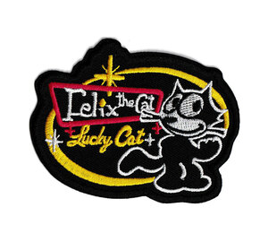 フィリックス ワッペン アイロン 大人向け おしゃれ かっこいい アメカジ アメリカン FELIX THE CAT ブラック RCWP