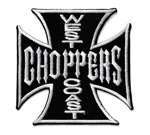 ウエストコーストチョッパーズ WEST COAST CHOPPERS ワッペン アイロン 大人向け おしゃれ かっこいい アメカジ アメリカン ブラック RCWP