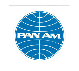 パンナム ステッカー 車 バイク アメリカン おしゃれ かっこいい レーシング カーステッカー PAN AM パン・アメリカン航空