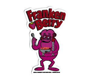 フランケンベリー ステッカー アメリカン おしゃれ キャラクター アメリカ 車 バイク スマホ スーツケース アメリカン雑貨 FRANKEN BERRY