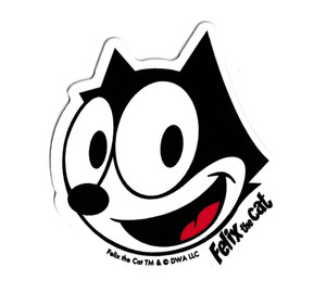 フィリックス・ザ・キャット ステッカー アメリカン アメリカ キャラクター 猫 おしゃれ スマホ かっこいい 車 バイク FACE 白