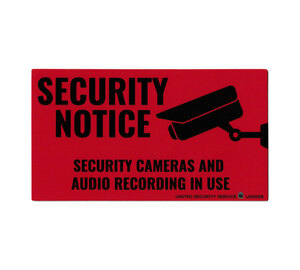 セキュリティ ステッカー 防犯 防犯カメラ アメリカン おしゃれ かっこいい 玄関 窓 ガラス UNITED SECURITY SERVICE SECURITY NOTICE