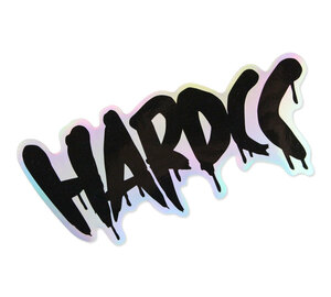ハードコアチョコレート HARDCC ステッカー ブランド おしゃれ かっこいい スーツケース バイク 車 HARDCORE CHOCOLATE ホログラム ロゴ02