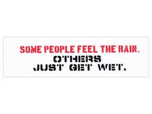 ミリタリー ステッカー おしゃれ かっこいい アメリカン ステンシル 転写 世田谷ベース 雨を感じられる人も濡れるだけの人もいる