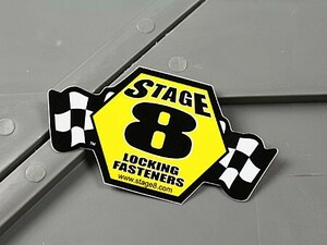 ステッカー STAGE8 ステージ8 車 バイク アメリカン おしゃれ かっこいい 世田谷ベース